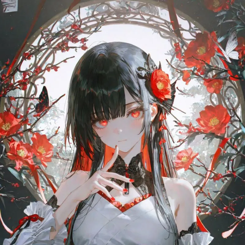 折枝饮霞