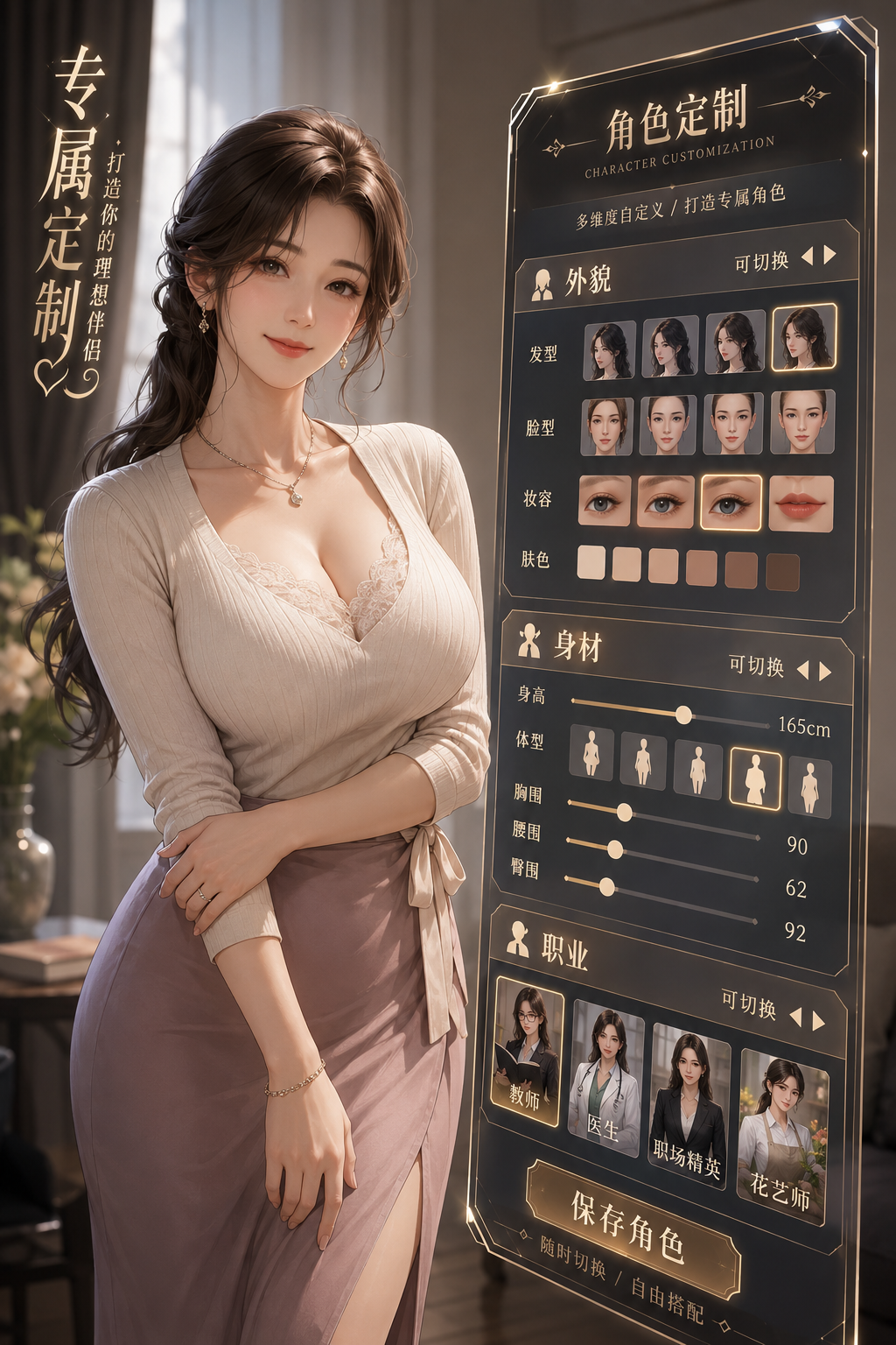 自定义的妻子是纯爱还是NTR？